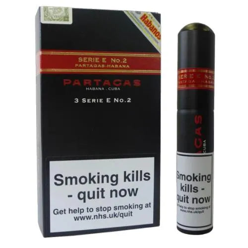 Partagas Serie E No. 2 Tubos (Pack of 3).