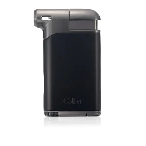 Colibri Pacific Air Single Soft Flame Lighter - Black & Gunmetal