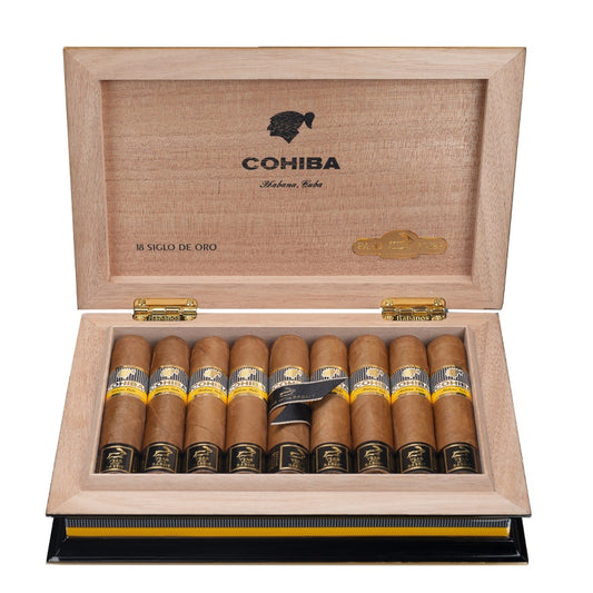 Cohiba Siglo de Oro Cigar – Box of 18 Cigars.