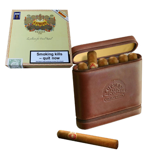 H. Upmann Robusto Travel Humidor - 6 Cigar Capacity