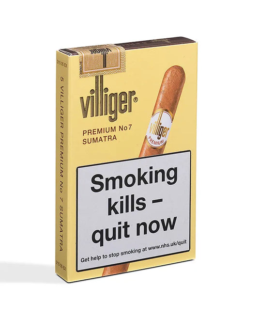 Villiger Premium No. 7 Cigar - 1 Pack of 5 (5 cigars)