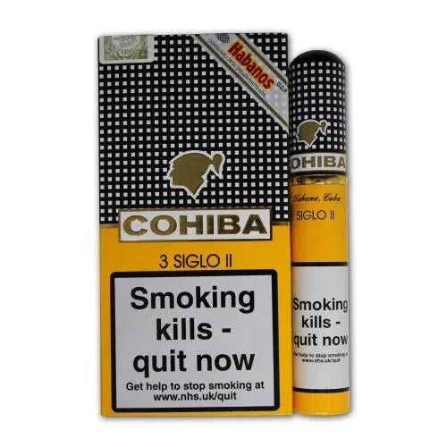 Cohiba Siglo II Tubos (Pack of 3).