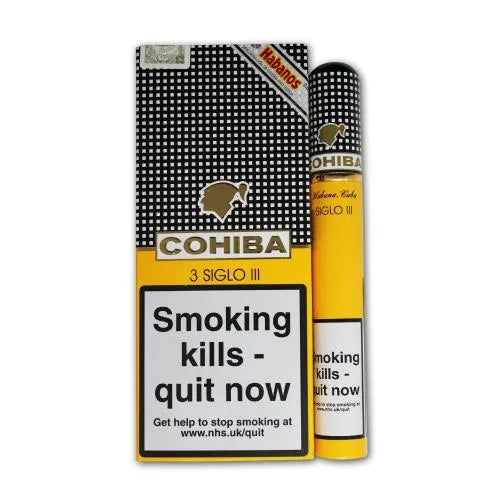 Cohiba Siglo III Tubos (Pack of 3).