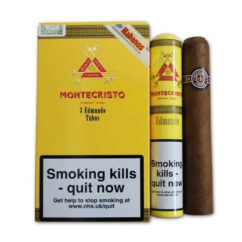Montecristo Edmundo Tubos (Pack of 3).