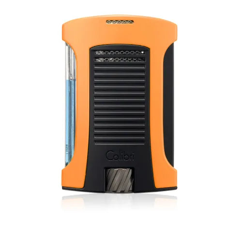 Colibri Daytona Single-jet Flame Lighter - Black + Orange