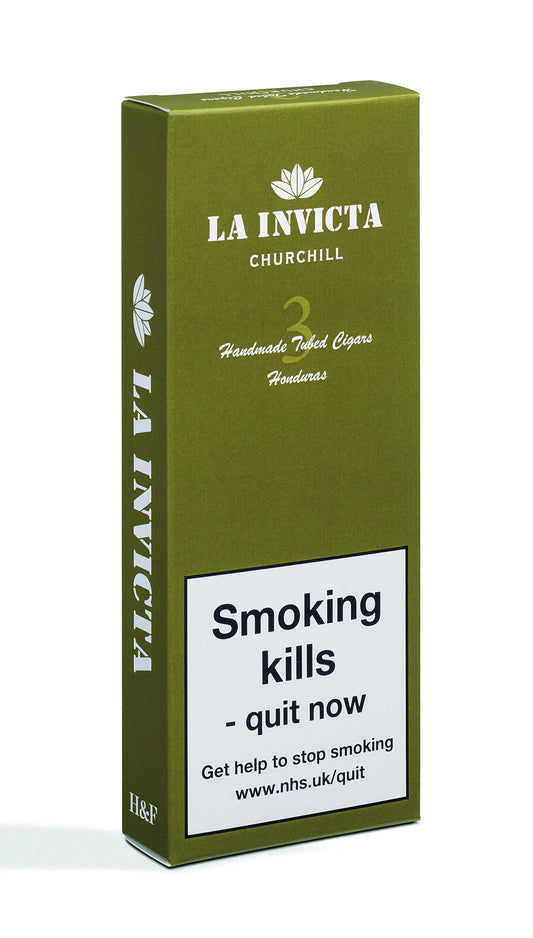 La Invicta Honduran Churchill Tubed Cigar - Pack of 3