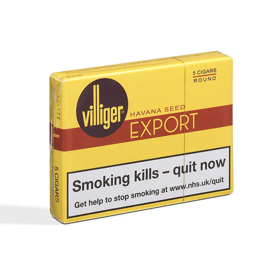 Villiger Export Round Cigar - 1 Pack of 5 (5 cigars)