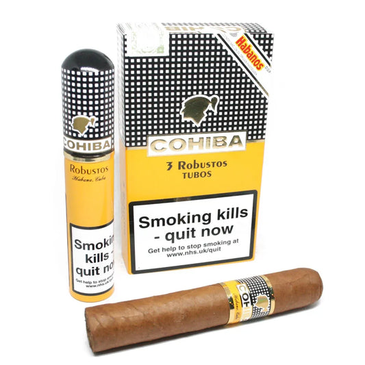 Cohiba Robustos Tubos (Pack of 3).