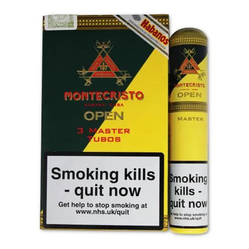 Montecristo Open Master Tubos (Pack of 3).